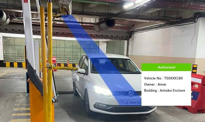 ANPR along with driver image capture for enhanced security by using a single camera and deployed on premises ANPR along with driver image capture for enhanced security by using a single camera and deployed on premises
